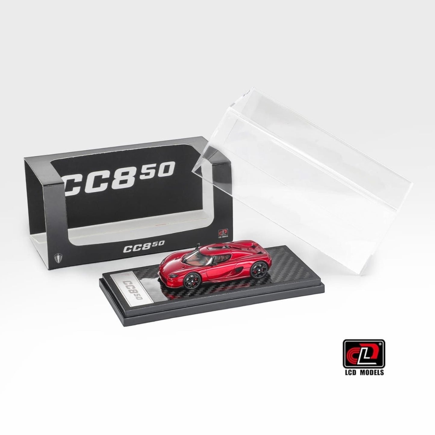 LCD Model - Pre-Order - Koenigsegg CC850, Red - LCD64052-RE