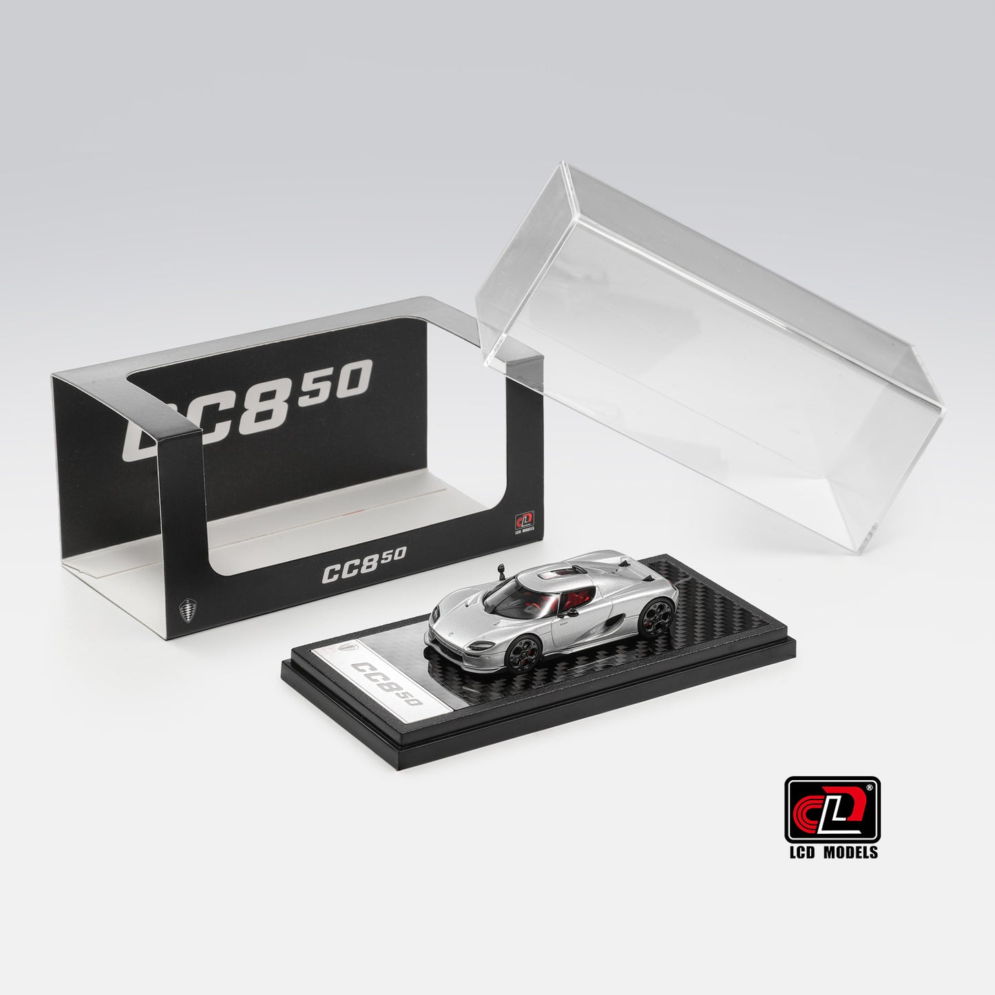 LCD Model - Pre-Order - Koenigsegg CC850, Silver - LCD64052-SI