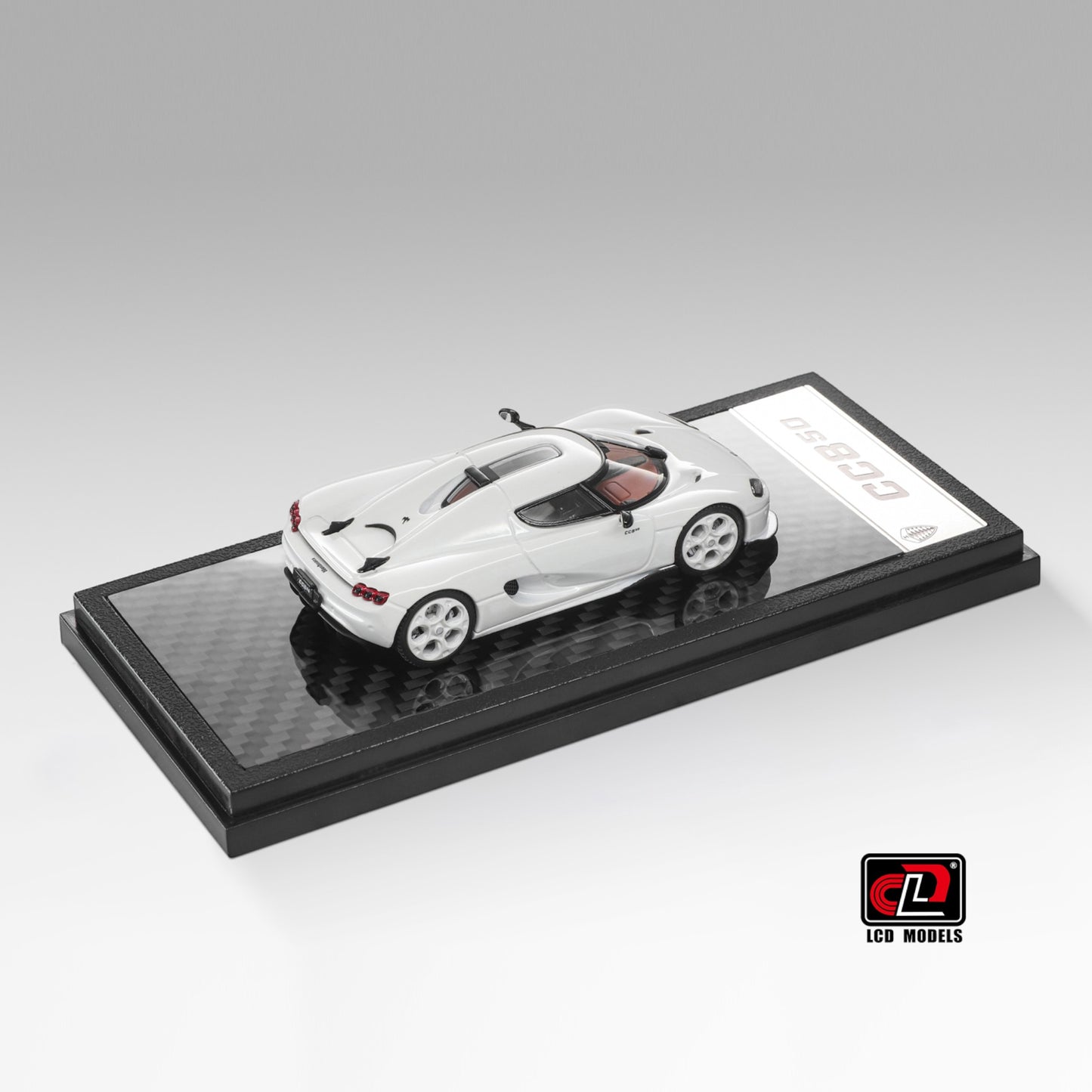 LCD Model - Pre-Order - Koenigsegg CC850, White - LCD64052-WHI