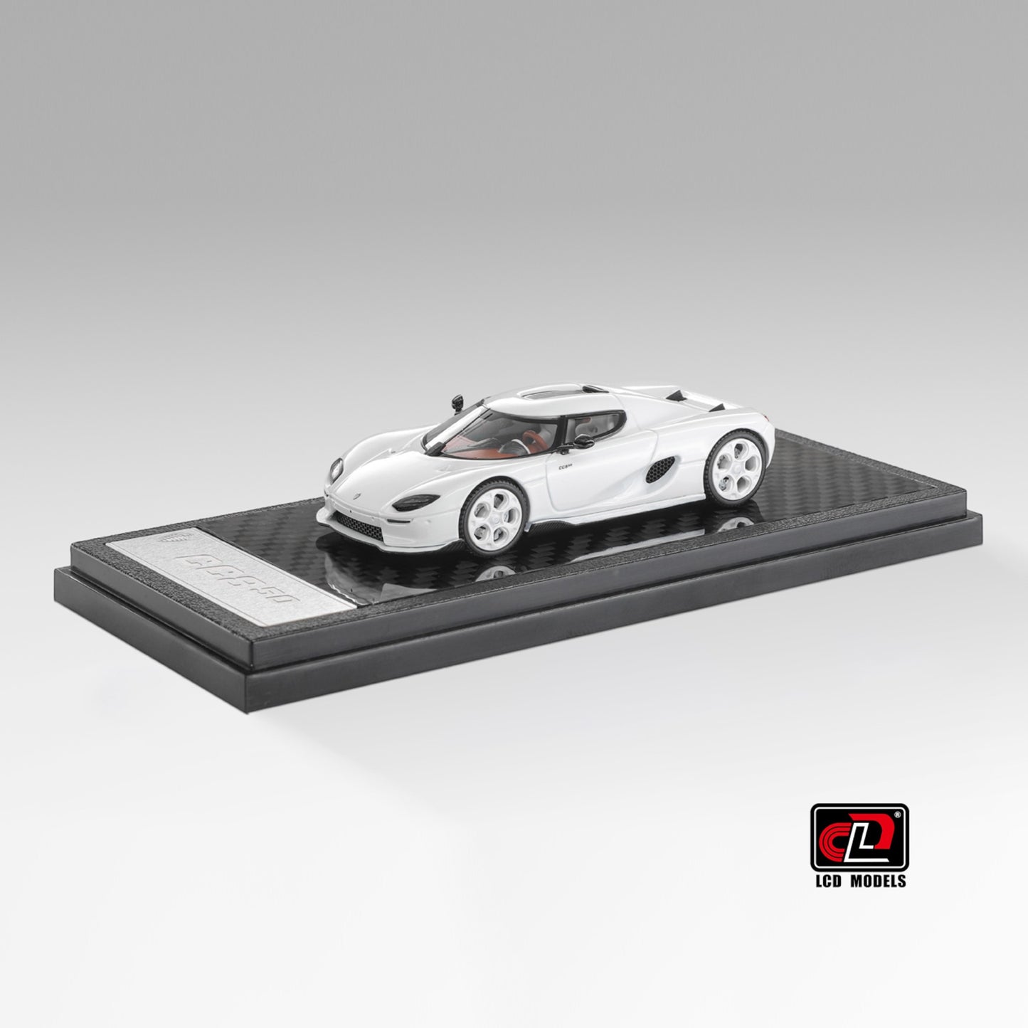 LCD Model - Pre-Order - Koenigsegg CC850, White - LCD64052-WHI