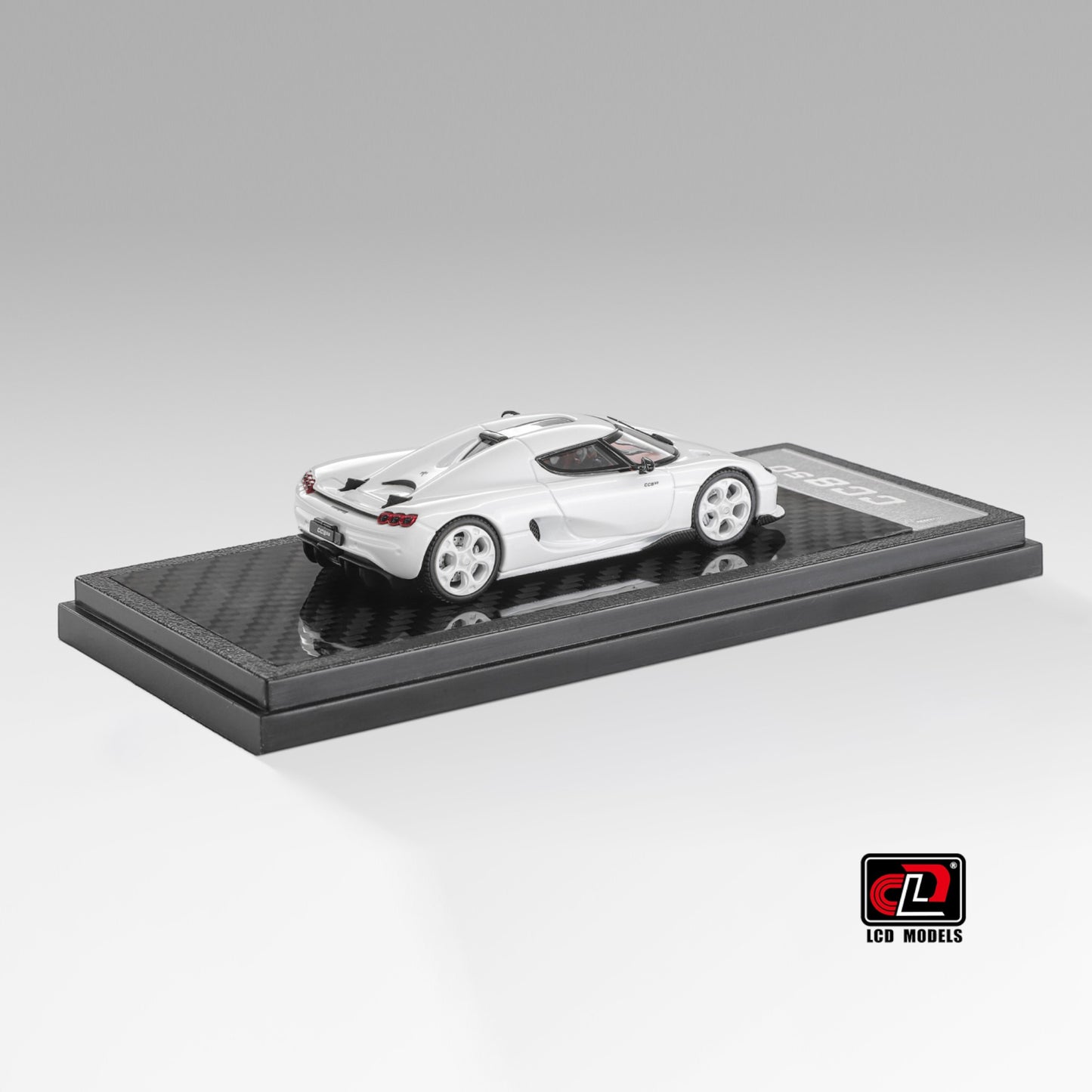 LCD Model - Pre-Order - Koenigsegg CC850, White - LCD64052-WHI