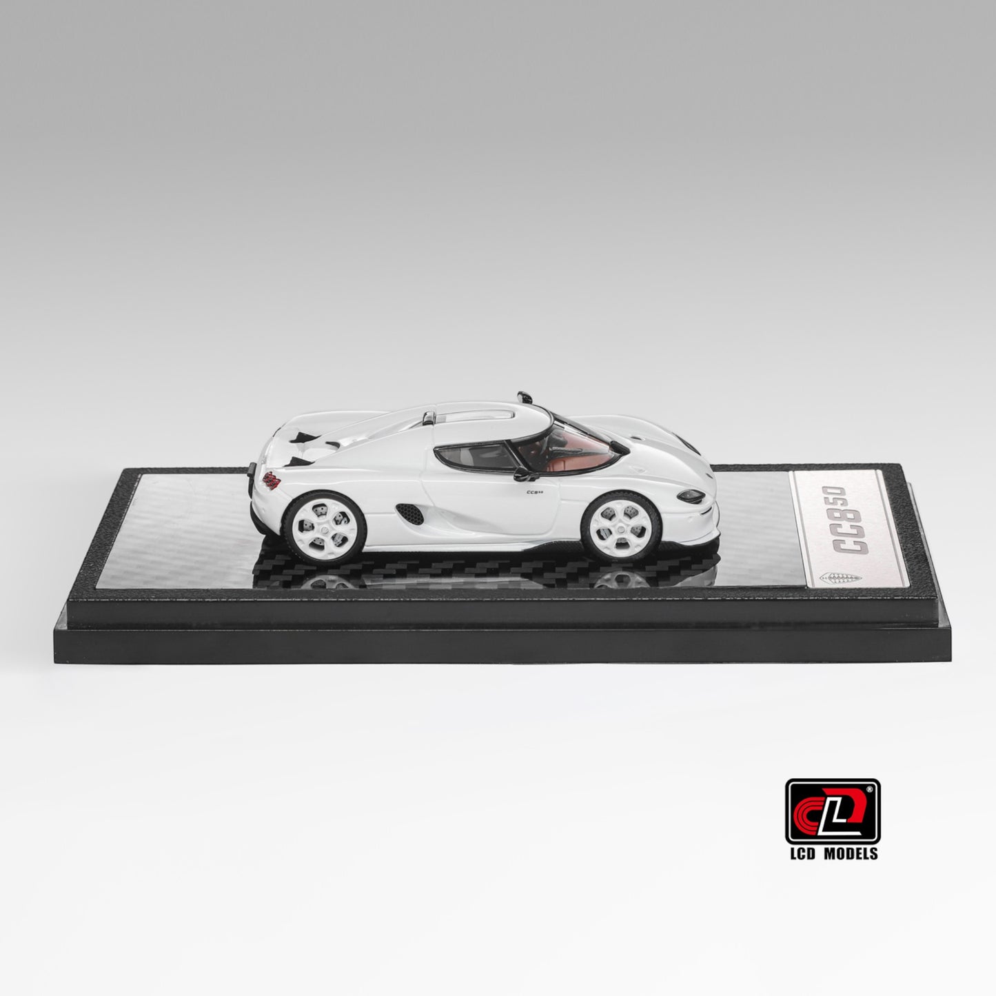 LCD Model - Pre-Order - Koenigsegg CC850, White - LCD64052-WHI