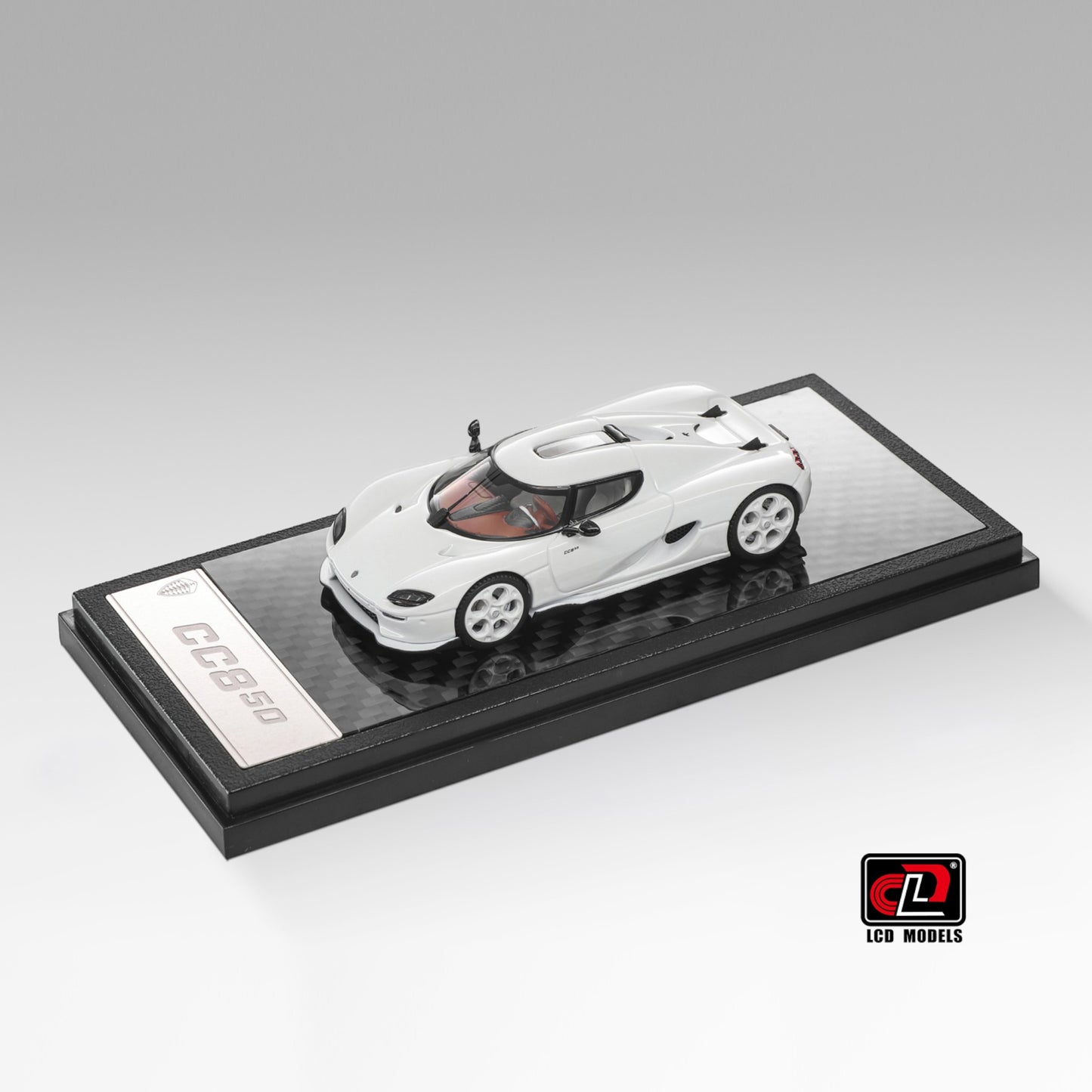 LCD Model - Pre-Order - Koenigsegg CC850, White - LCD64052-WHI