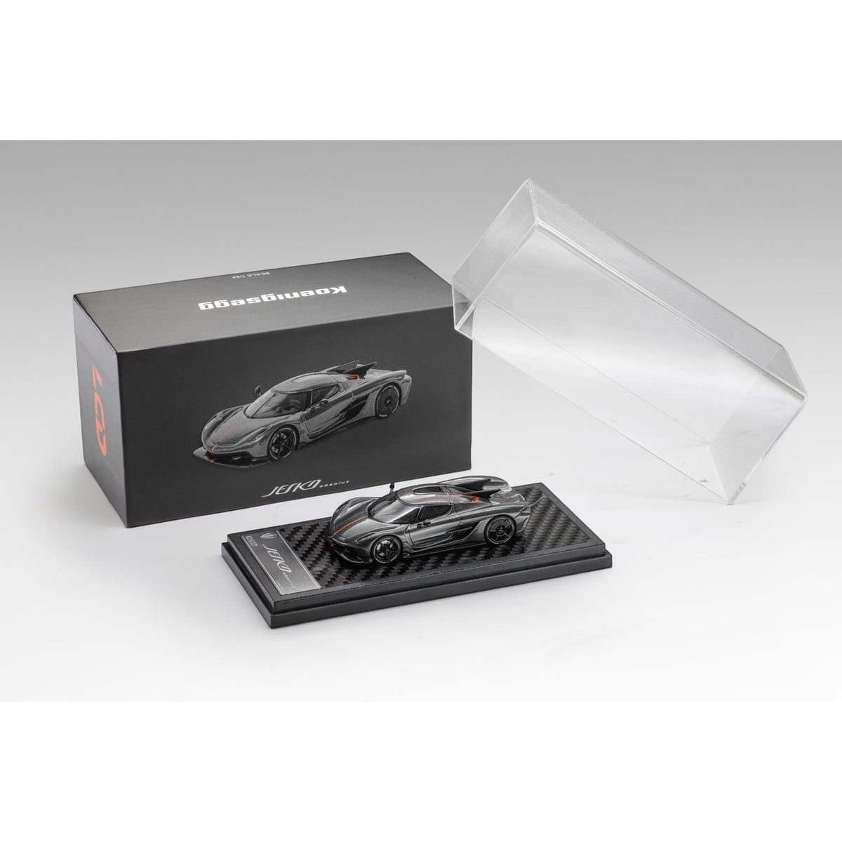 LCD Model - Pre-Order - Koenigsegg Jesko Absolut, Graphite Grey (HCFC26) - LCD64056B-GG