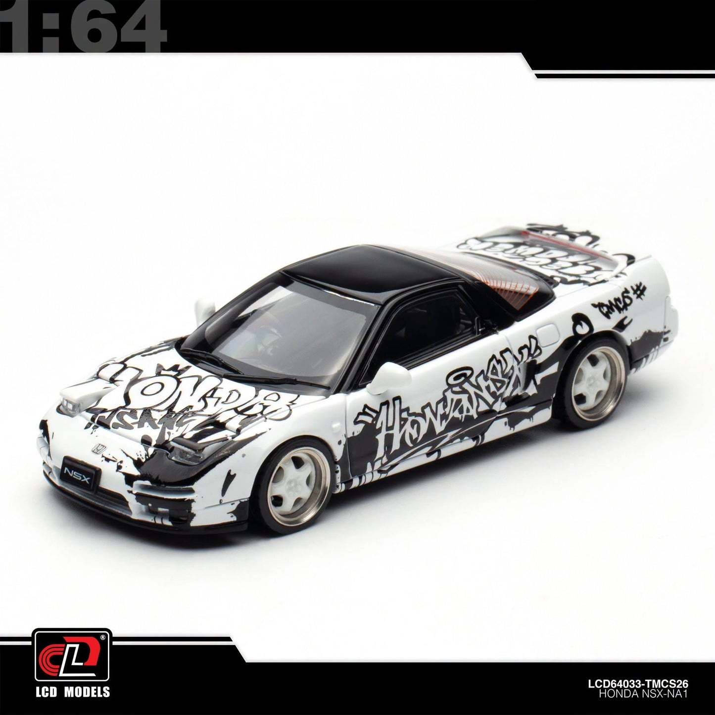LCD Model - Honda NSX NA1, white - TMCS 2026 Event Model - LCD64033-TMCS-WH