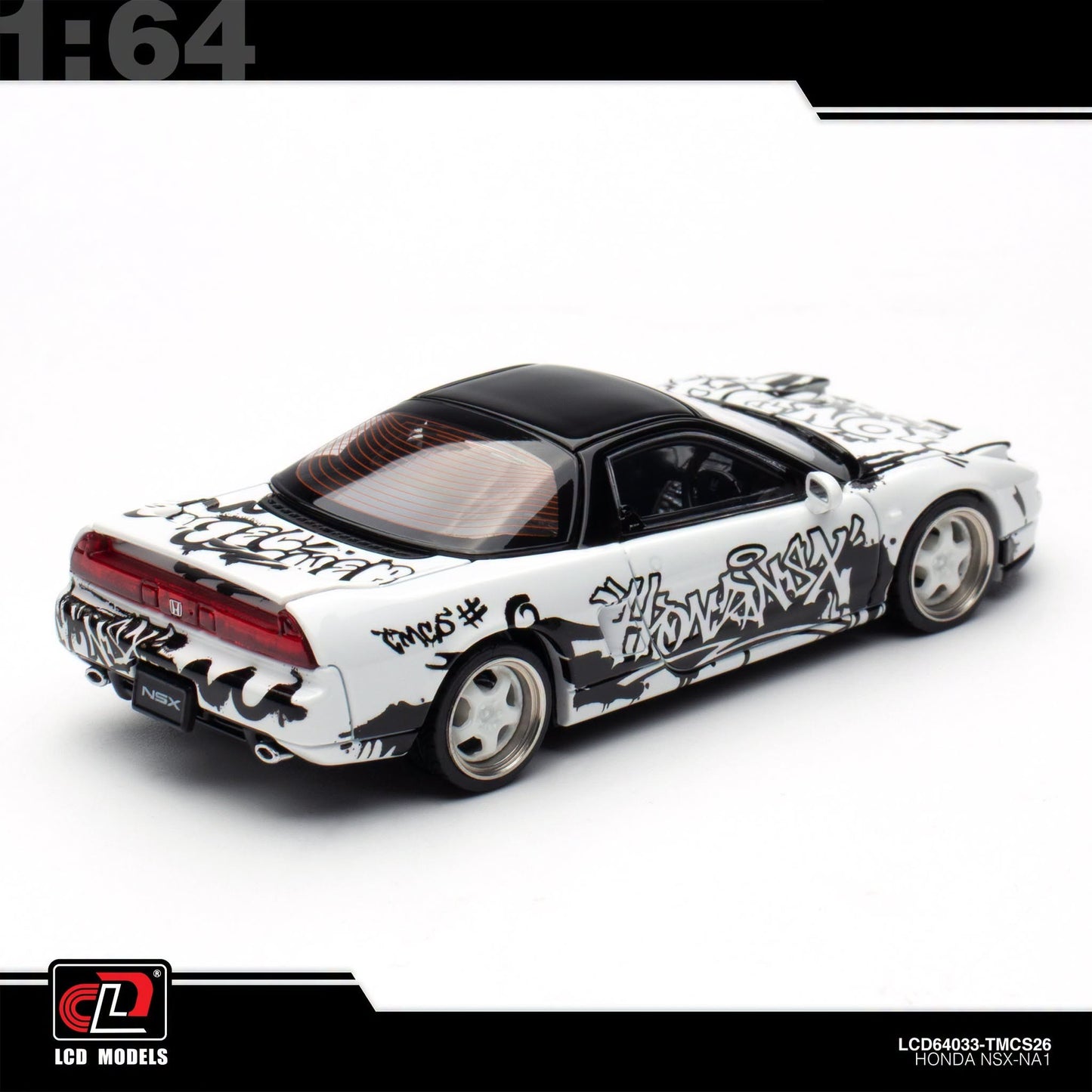 LCD Model - Honda NSX NA1, white - TMCS 2026 Event Model - LCD64033-TMCS-WH