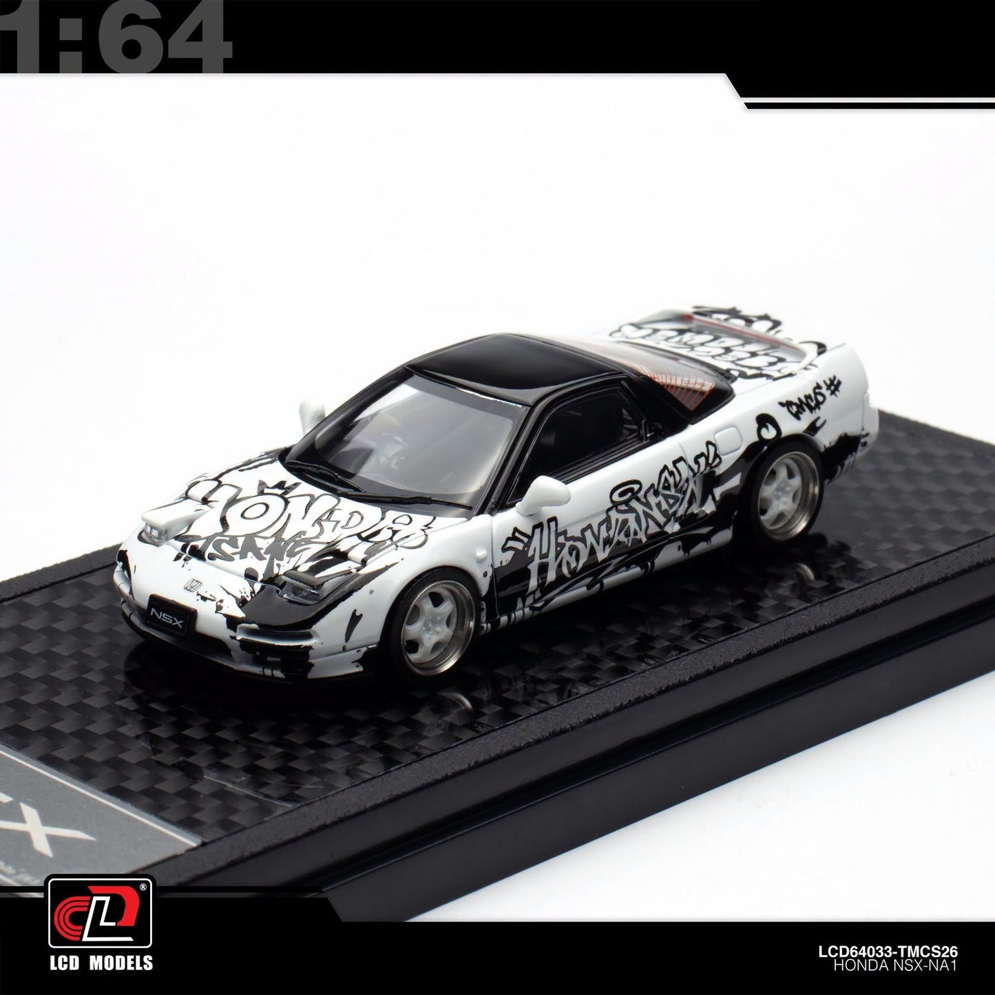 LCD Model - Honda NSX NA1, white - TMCS 2026 Event Model - LCD64033-TMCS-WH