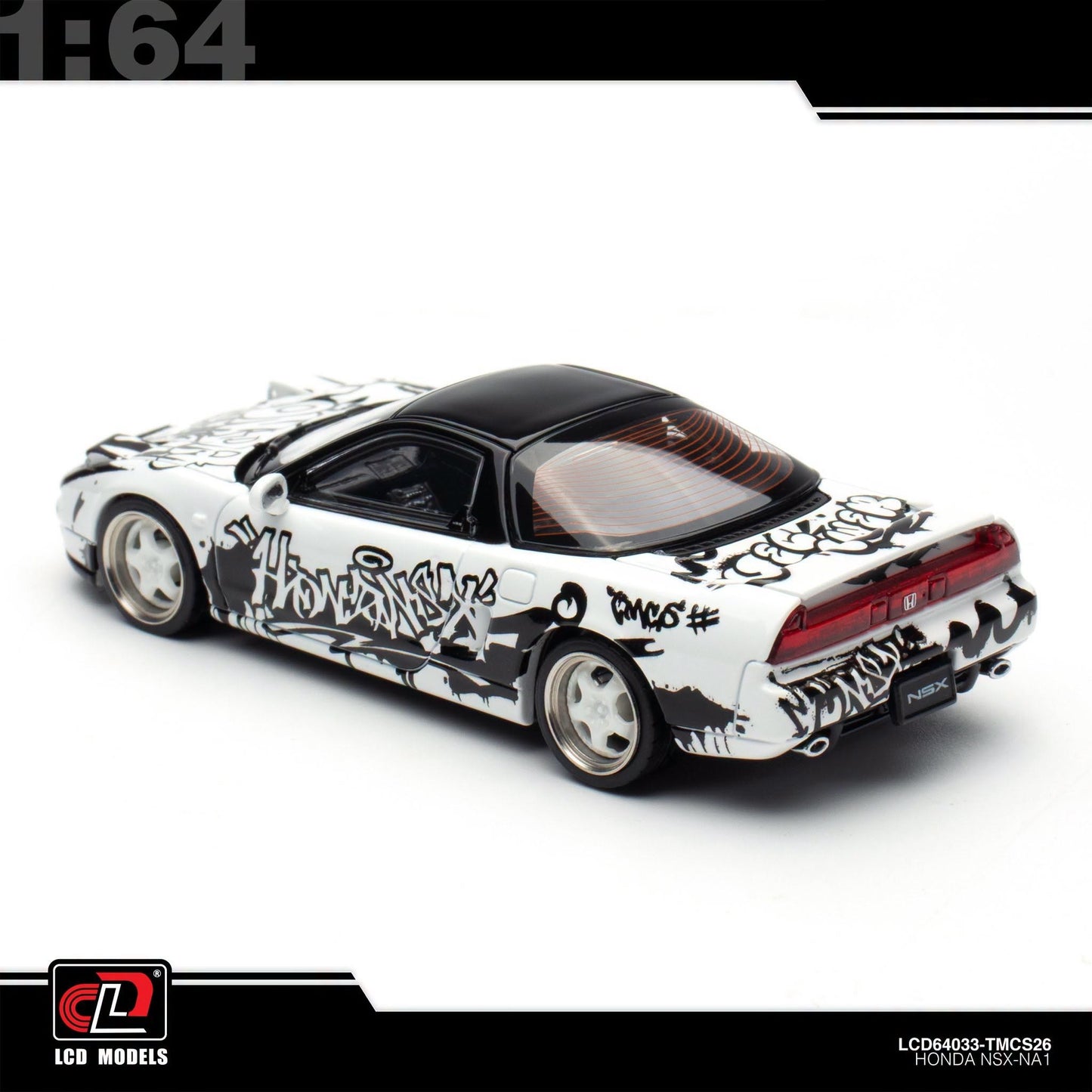 LCD Model - Honda NSX NA1, white - TMCS 2026 Event Model - LCD64033-TMCS-WH
