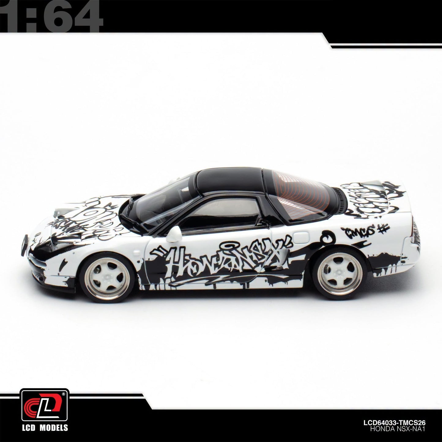 LCD Model - Honda NSX NA1, white - TMCS 2026 Event Model - LCD64033-TMCS-WH