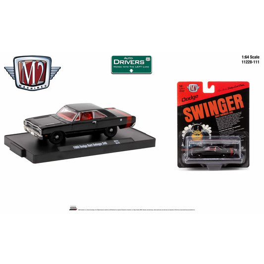 M2 Machines - 1969 Dodge Dart Swinger 340, black - Auto-Drivers 111