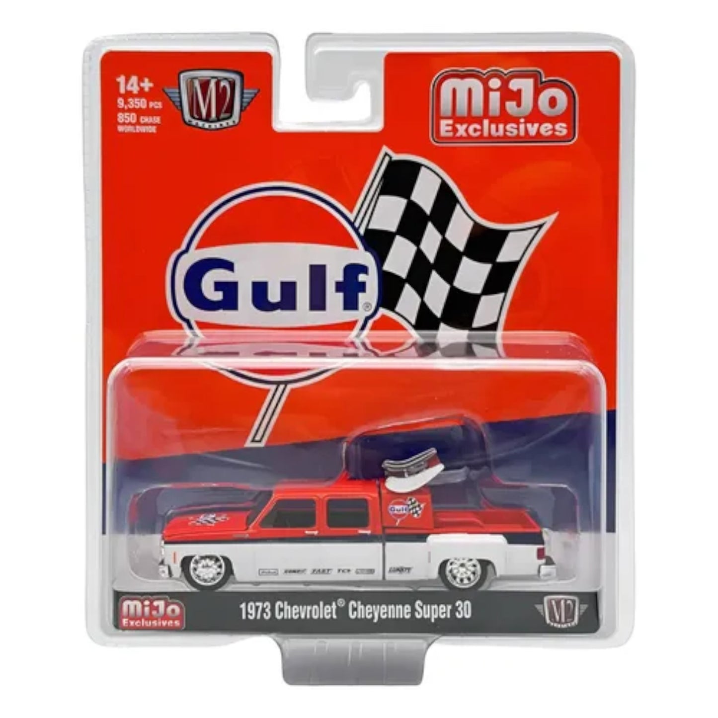M2 Machines - 1973 Chevrolet Cheyenne Super 30, Gulf - 39000-MJS06