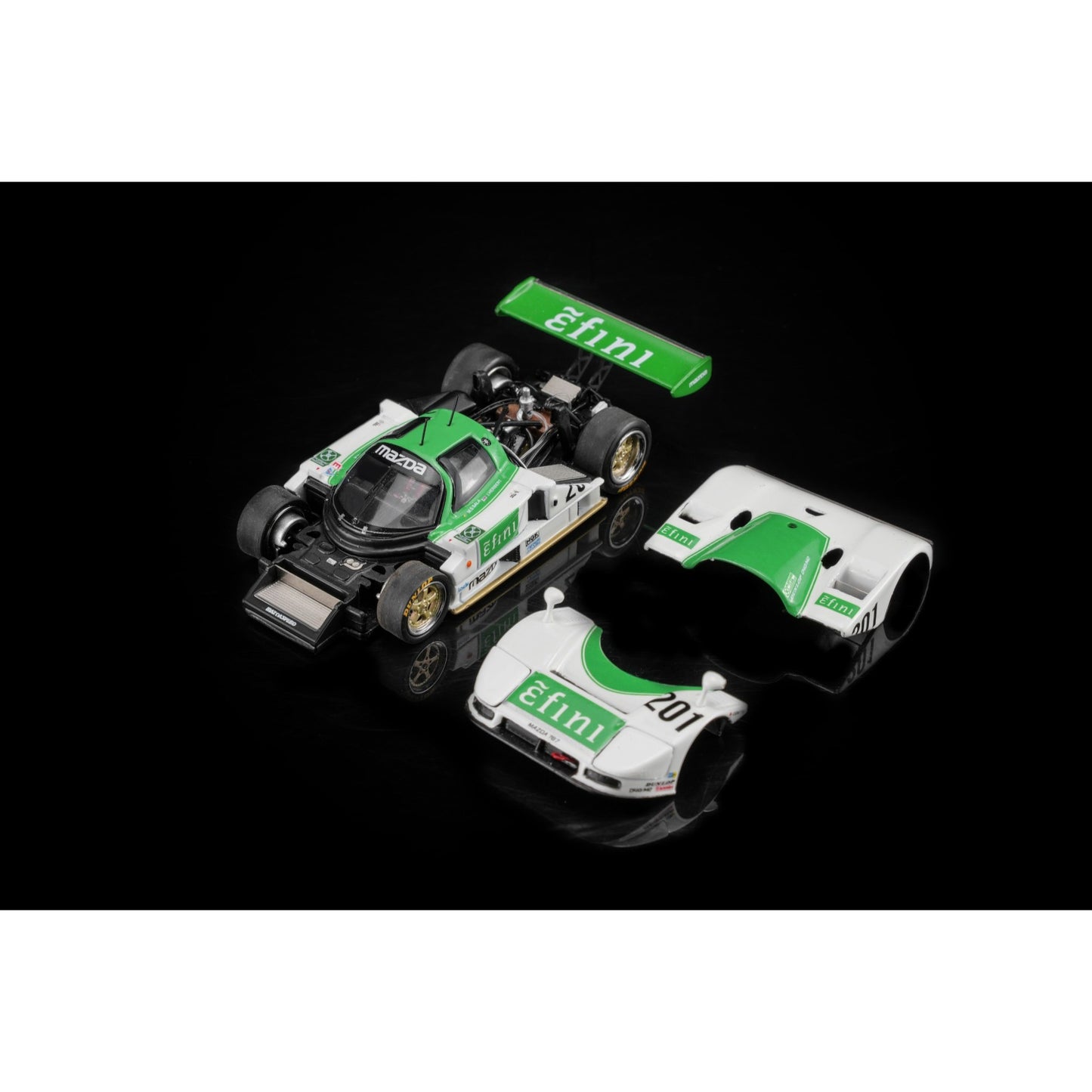 Motorhelix - Pre-Order - Mazda 787B Green/White #201 - M60112