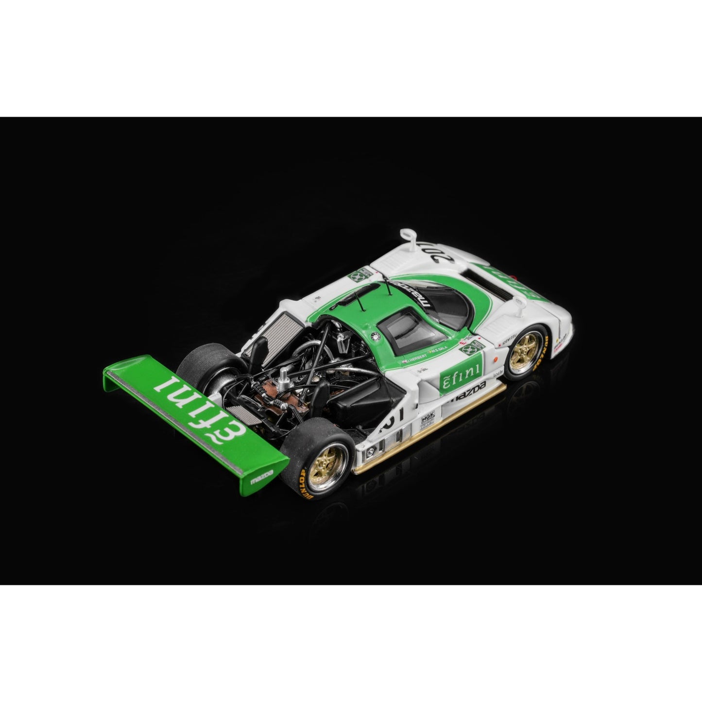 Motorhelix - Pre-Order - Mazda 787B Green/White #201 - M60112