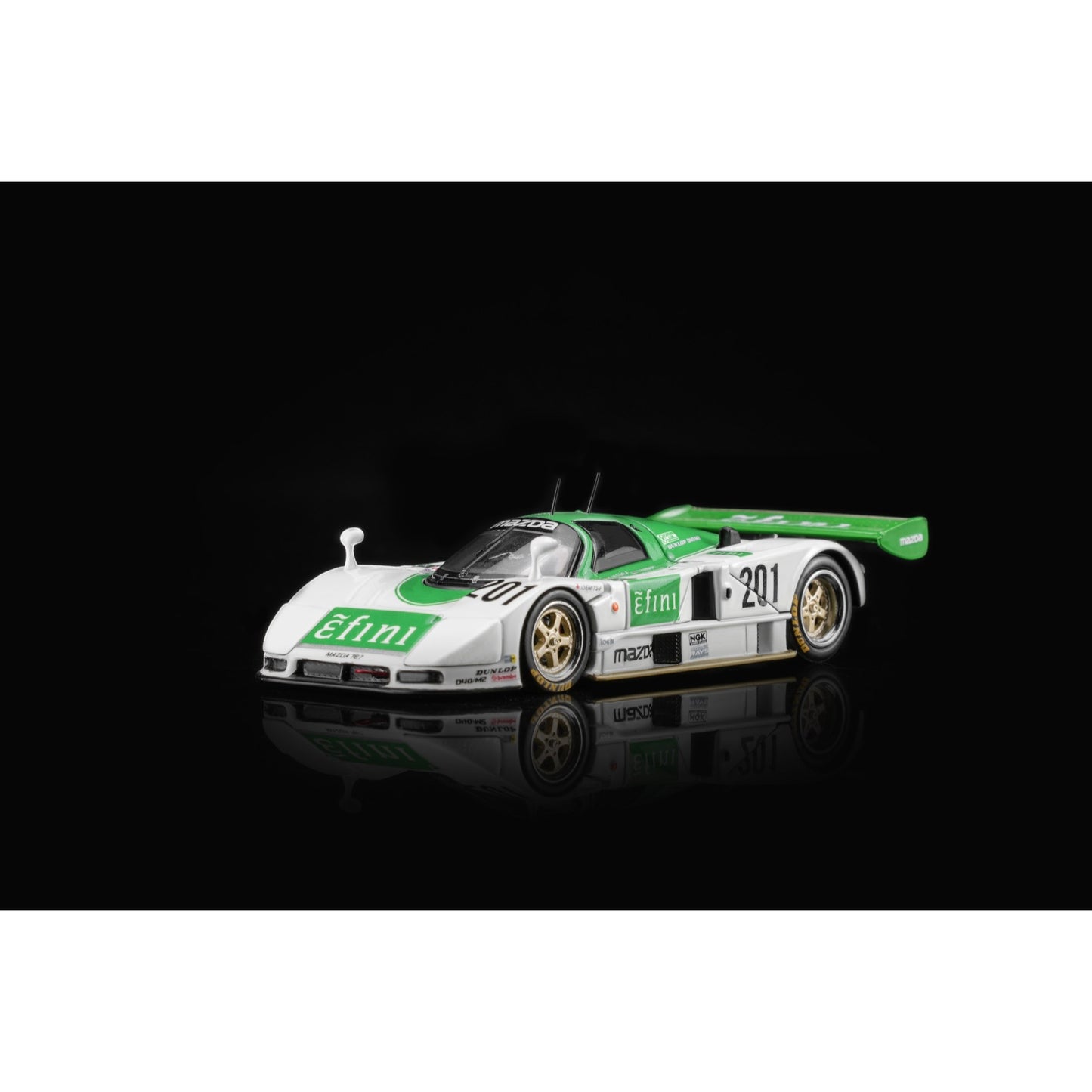 Motorhelix - Pre-Order - Mazda 787B Green/White #201 - M60112