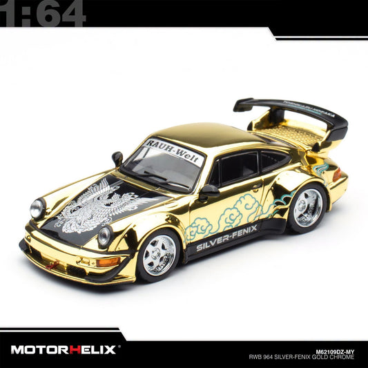 Motorhelix - Pre-Order - RWB964 Silver Phoenix Gold Chrome - TMCS 2026 Event Model - M62109DZ-MY
