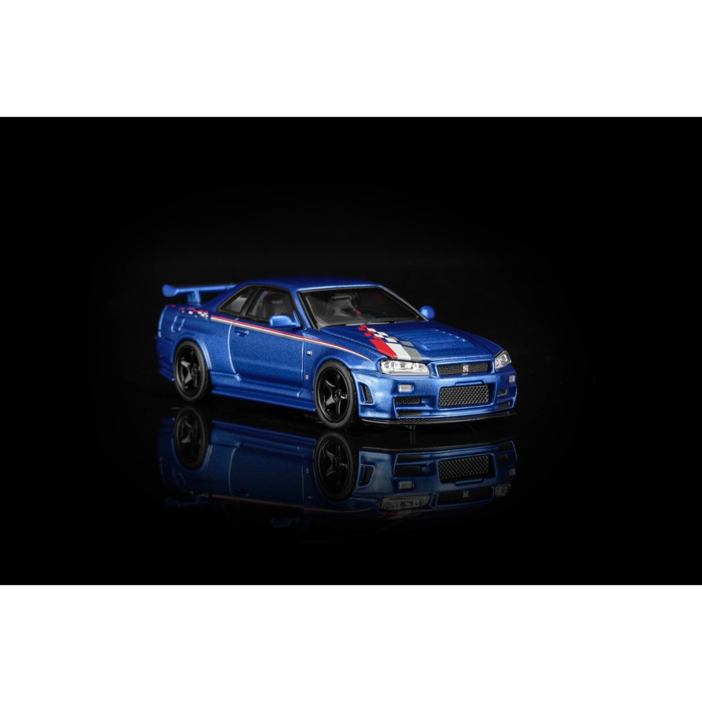 Motorhelix - Pre-Order - Nissan Skyline GT-R R34 NISMO Customized, Bayside Blue - M63486