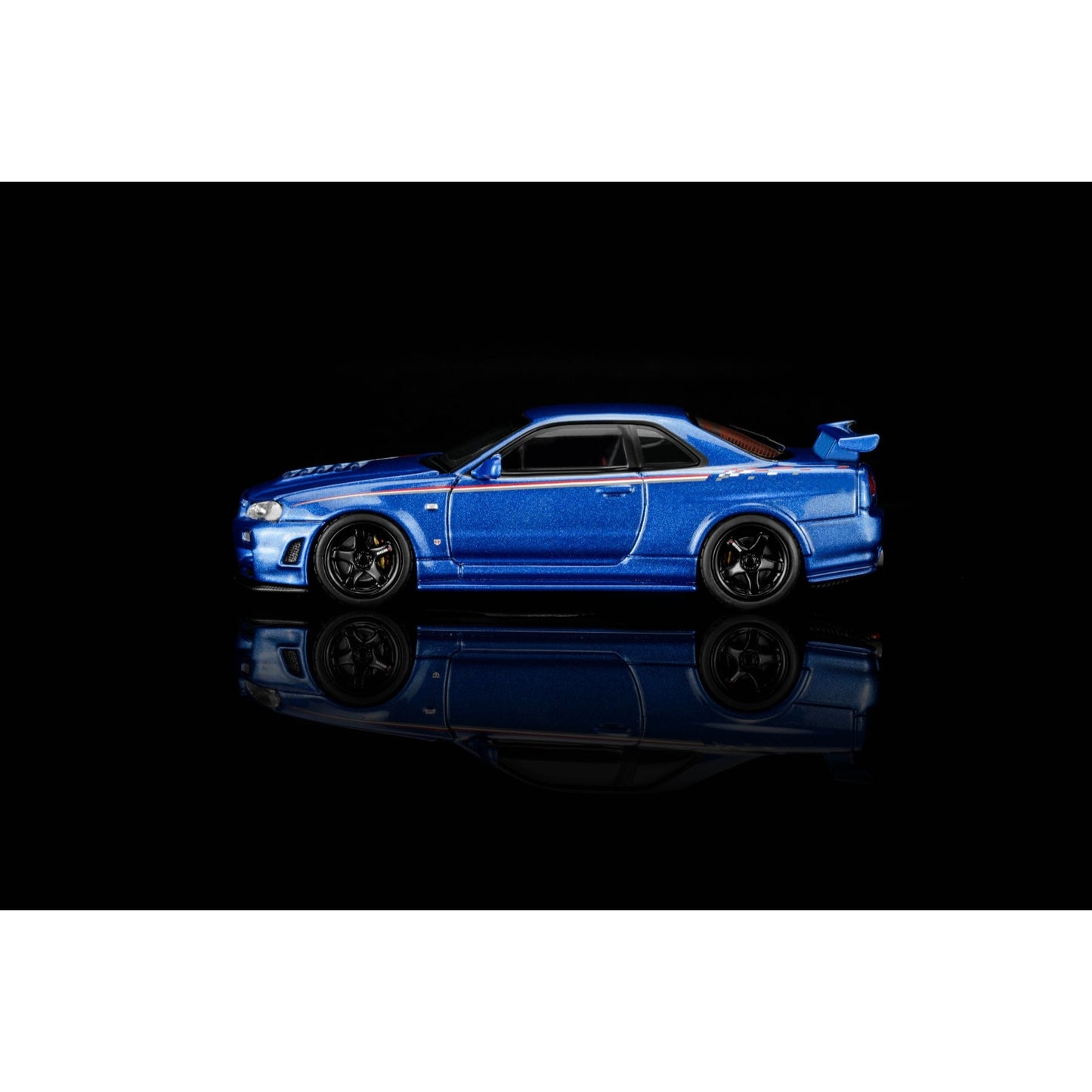 Motorhelix - Pre-Order - Nissan Skyline GT-R R34 NISMO Customized, Bayside Blue - M63486