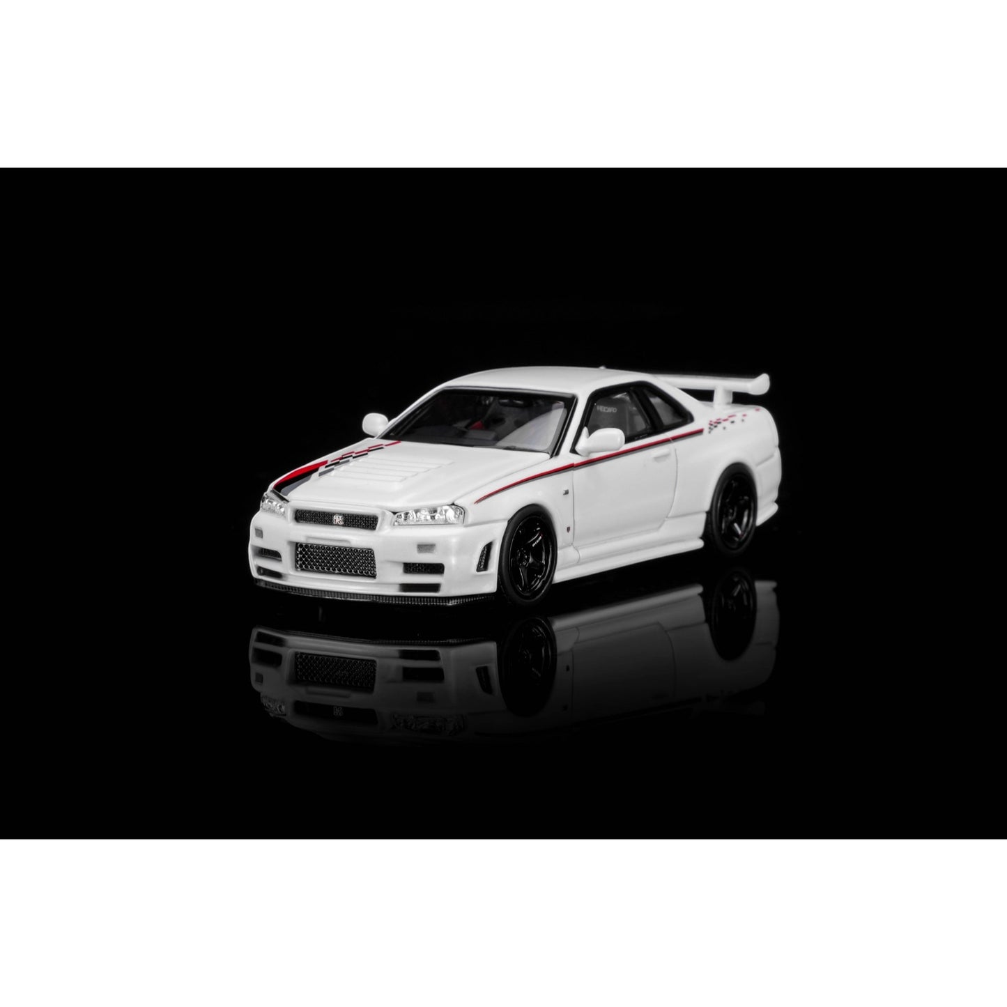 Motorhelix - Pre-Order - Nissan Skyline GT-R R34 NISMO Customized, White Pearl - M63487