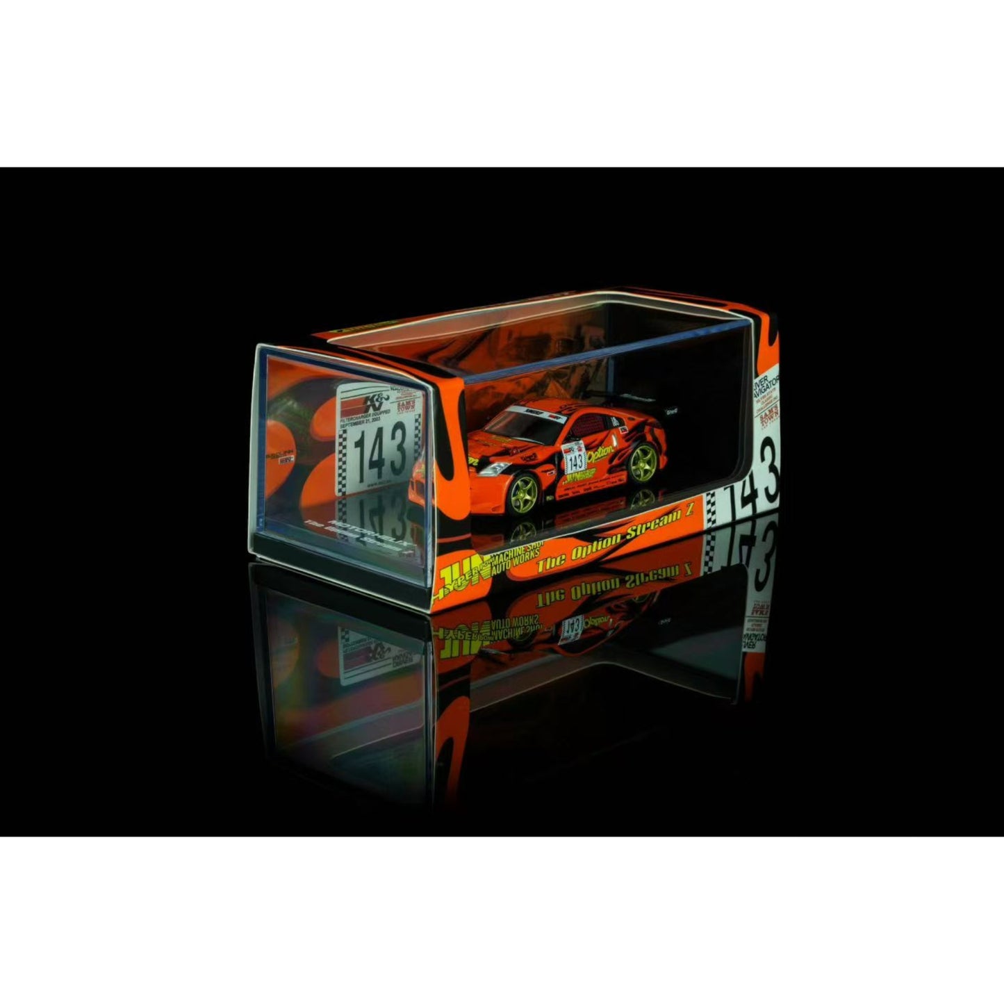 Motorhelix - Pre-Order - Nissan Fairlady Z (Z33) "Option Stream Z" 02', Orange - M63851