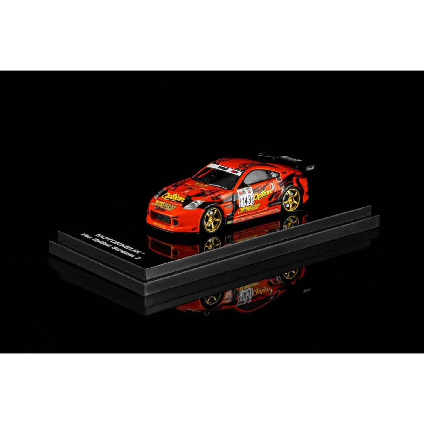 Motorhelix - Pre-Order - Nissan Fairlady Z (Z33) "Option Stream Z" 02', Orange - M63851