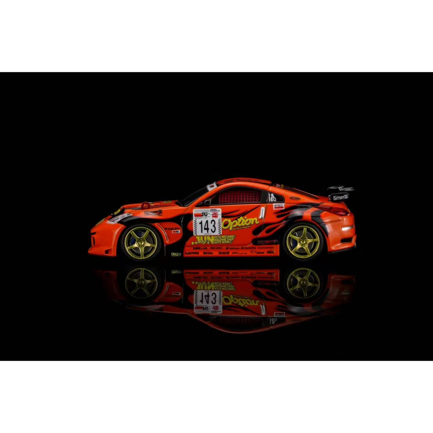 Motorhelix - Pre-Order - Nissan Fairlady Z (Z33) "Option Stream Z" 02', Orange - M63851