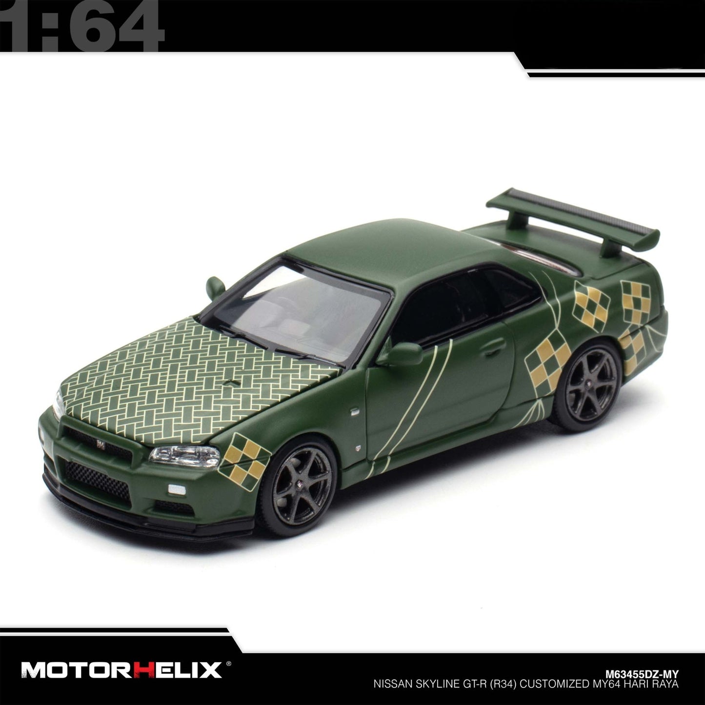 Motorhelix - Nissan Skyline GT-R (R34) Customized Hari Raya Special - M6455DZ-MY