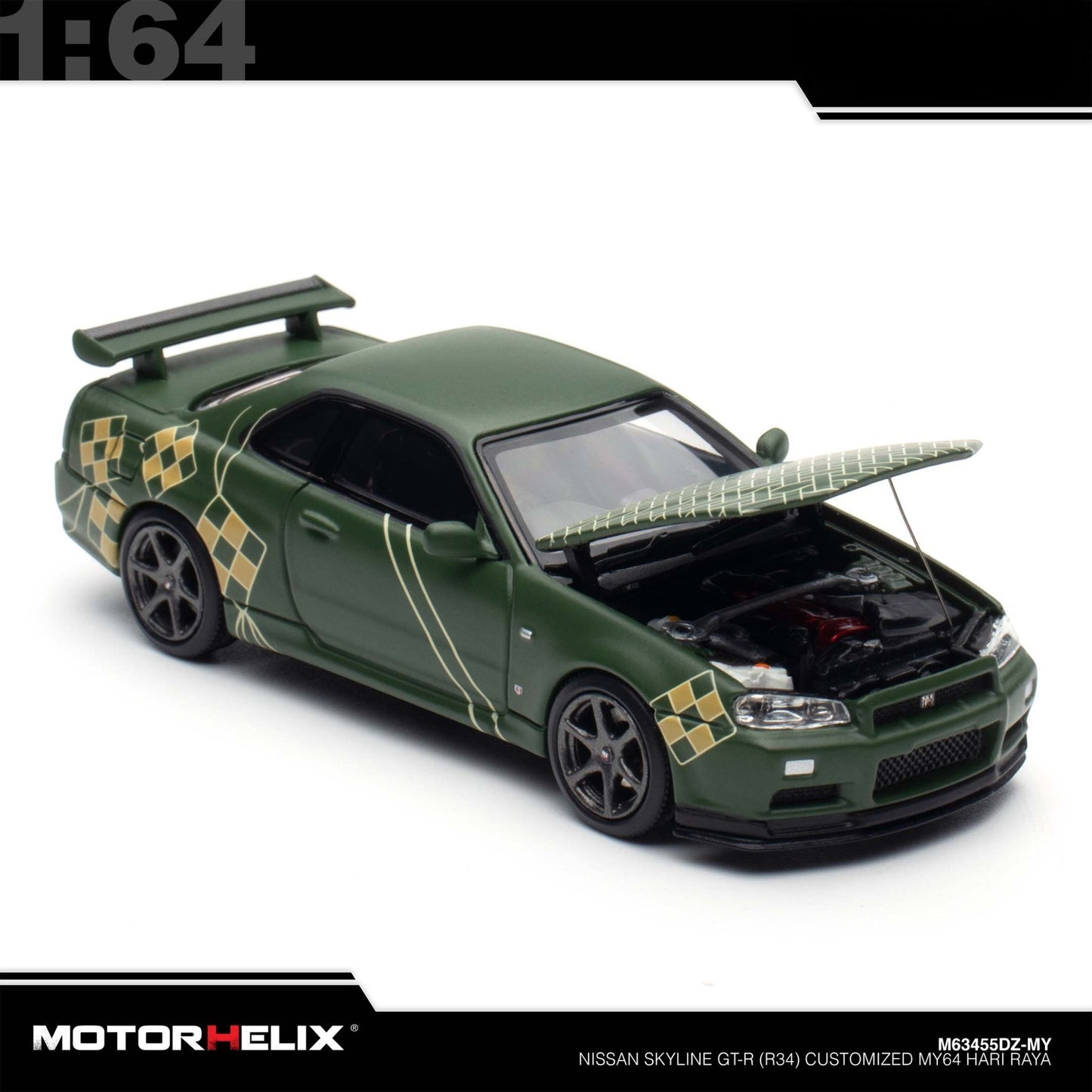 Motorhelix - Nissan Skyline GT-R (R34) Customized Hari Raya Special - M6455DZ-MY