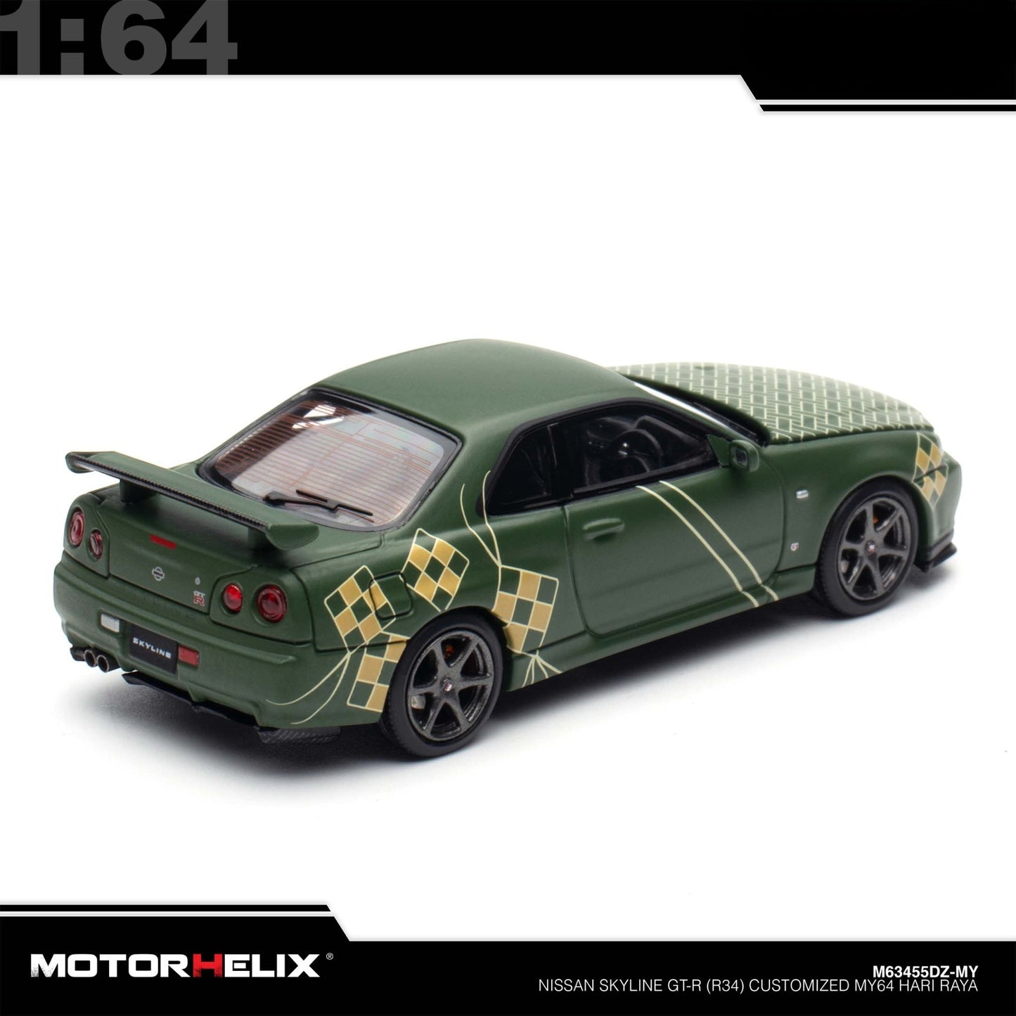Motorhelix - Nissan Skyline GT-R (R34) Customized Hari Raya Special - M6455DZ-MY