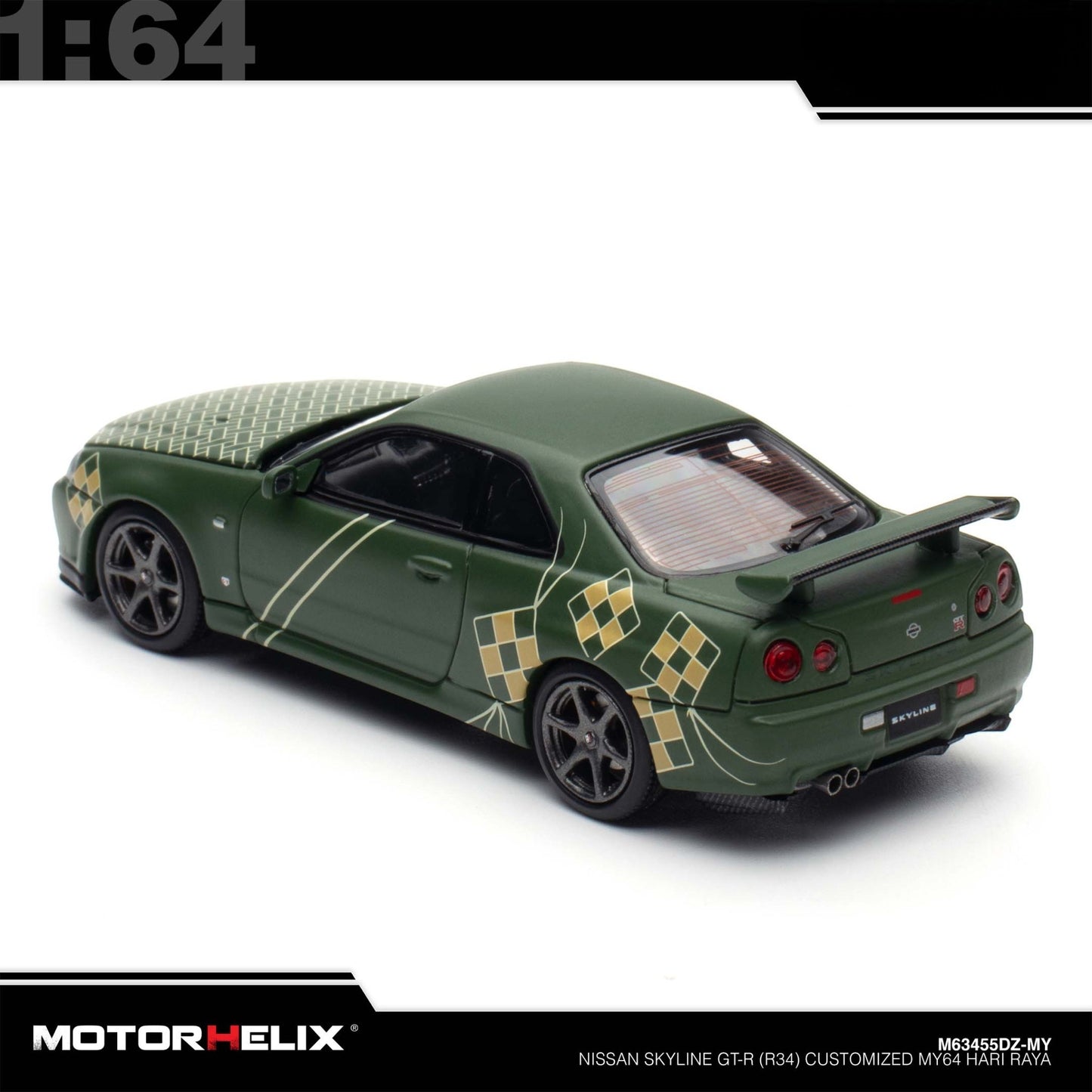 Motorhelix - Nissan Skyline GT-R (R34) Customized Hari Raya Special - M6455DZ-MY