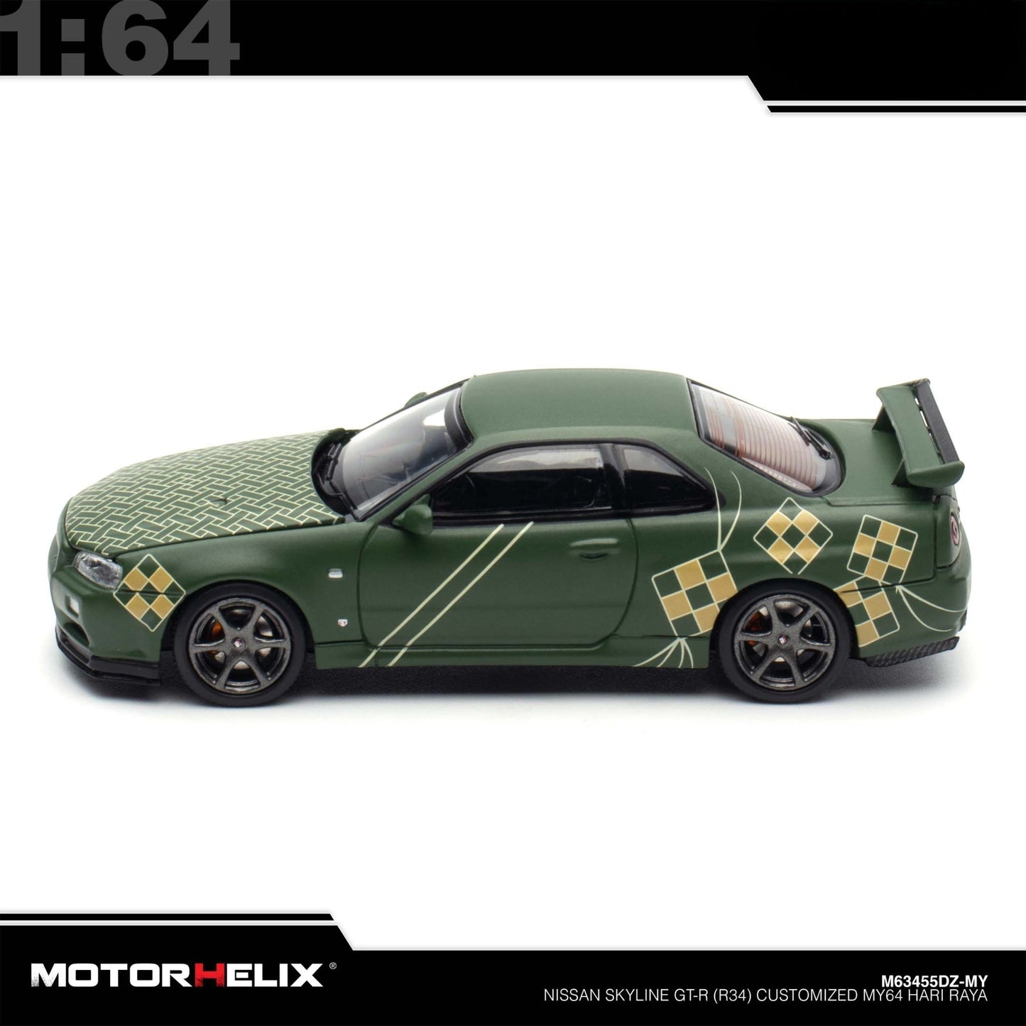 Motorhelix - Nissan Skyline GT-R (R34) Customized Hari Raya Special - M6455DZ-MY
