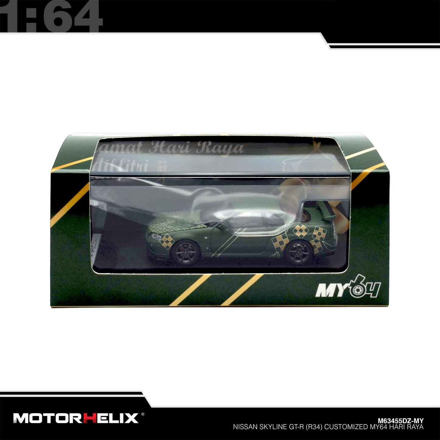 Motorhelix - Nissan Skyline GT-R (R34) Customized Hari Raya Special - M6455DZ-MY