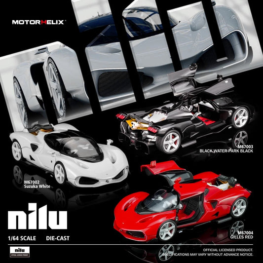 Motorhelix - Pre-Order - Nilu Hypercar - Black Water - Park Black - M67003