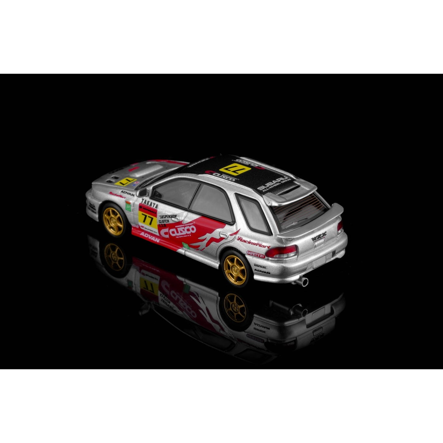 Motorhelix - Pre-Order - Subaru Impreza Wagon WRX STi Ver. VI - CUSCO Silver - M67109