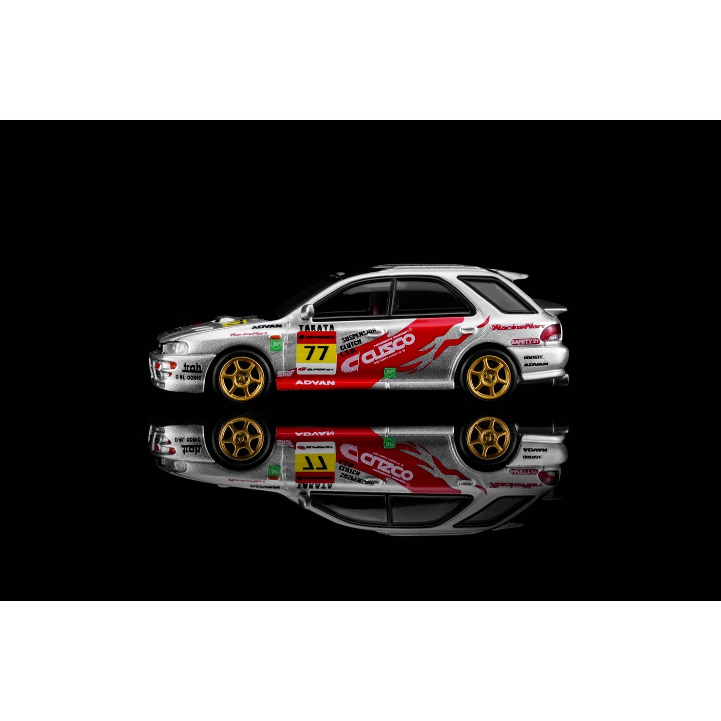 Motorhelix - Pre-Order - Subaru Impreza Wagon WRX STi Ver. VI - CUSCO Silver - M67109