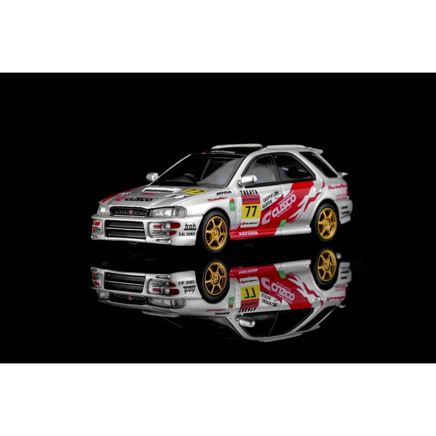 Motorhelix - Pre-Order - Subaru Impreza Wagon WRX STi Ver. VI - CUSCO Silver - M67109