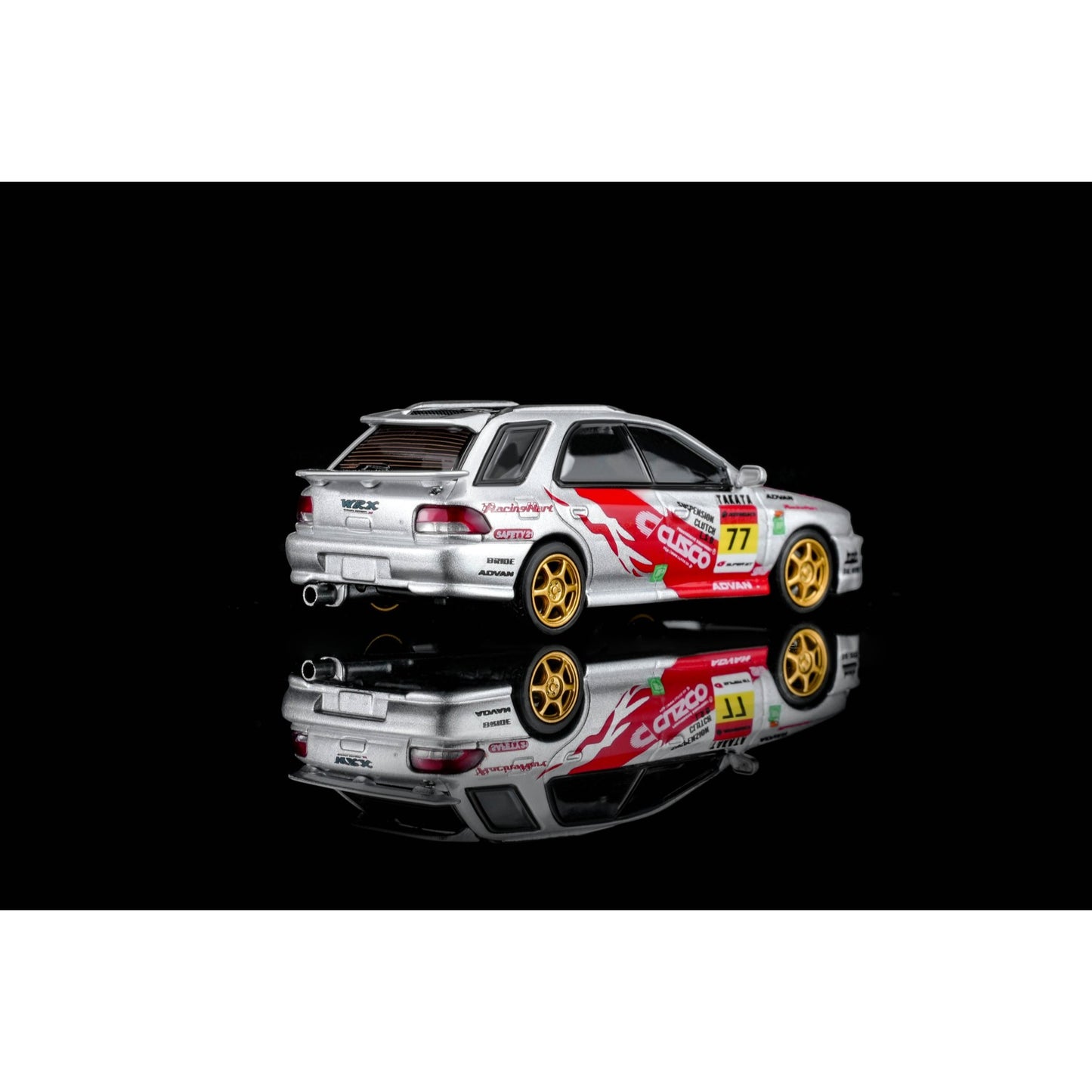 Motorhelix - Pre-Order - Subaru Impreza Wagon WRX STi Ver. VI - CUSCO Silver - M67109