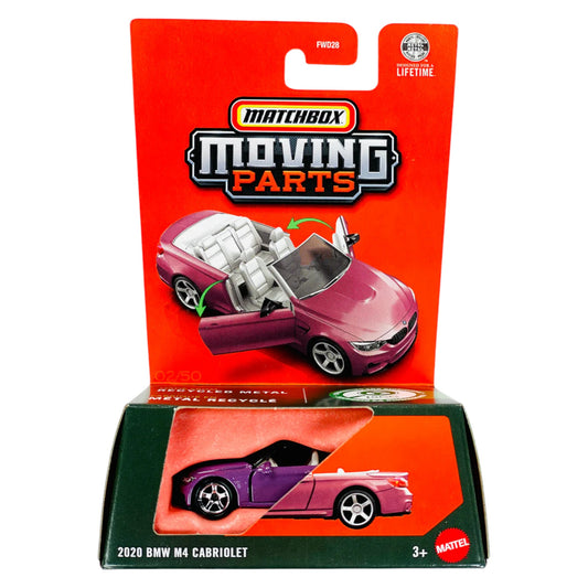 Matchbox 2026 - Moving Parts - 2020 BMW M4 Cabriolet - JHV50