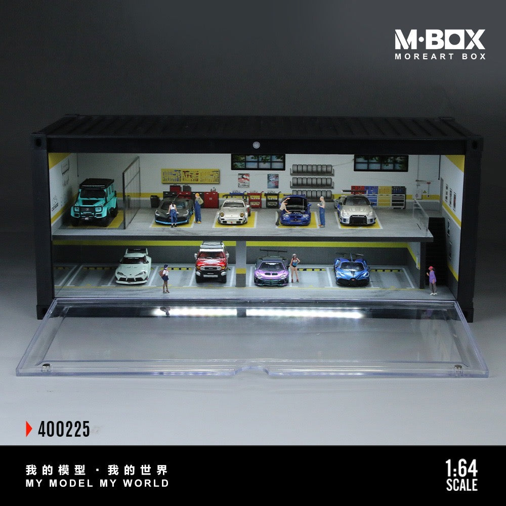 Pre-Order bis 06.12.2025 - MBox - Container Repair Shop Scene Model - Version L mit Beleuchtung - MB400225