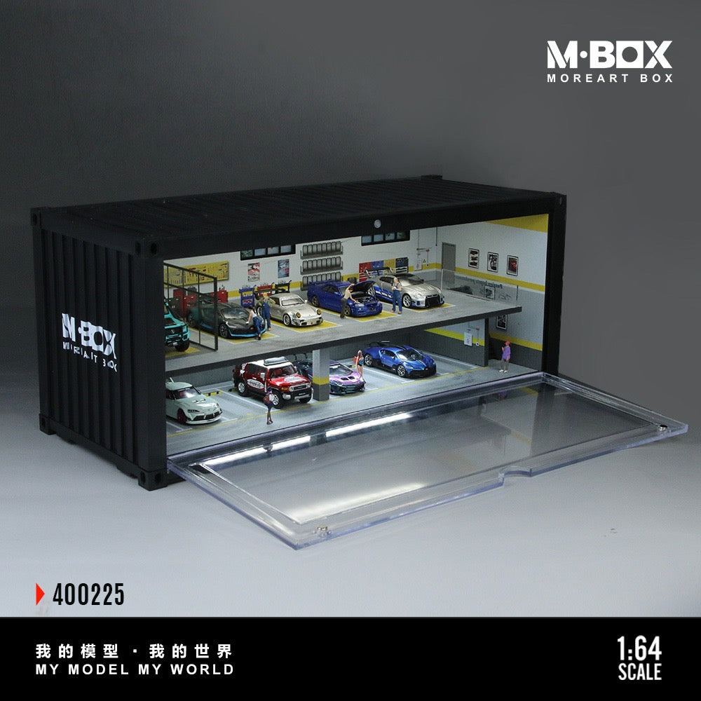 Pre-Order bis 06.12.2025 - MBox - Container Repair Shop Scene Model - Version L mit Beleuchtung - MB400225