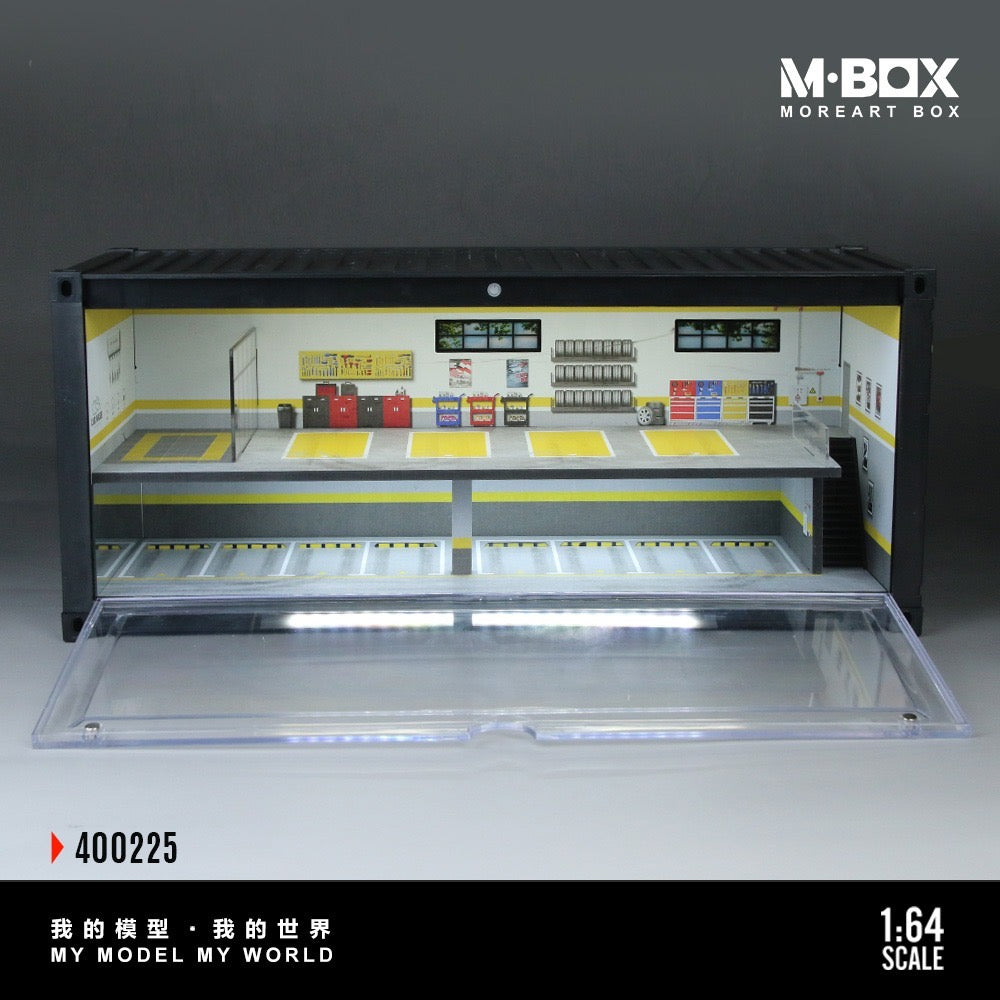 Pre-Order bis 06.12.2025 - MBox - Container Repair Shop Scene Model - Version L mit Beleuchtung - MB400225