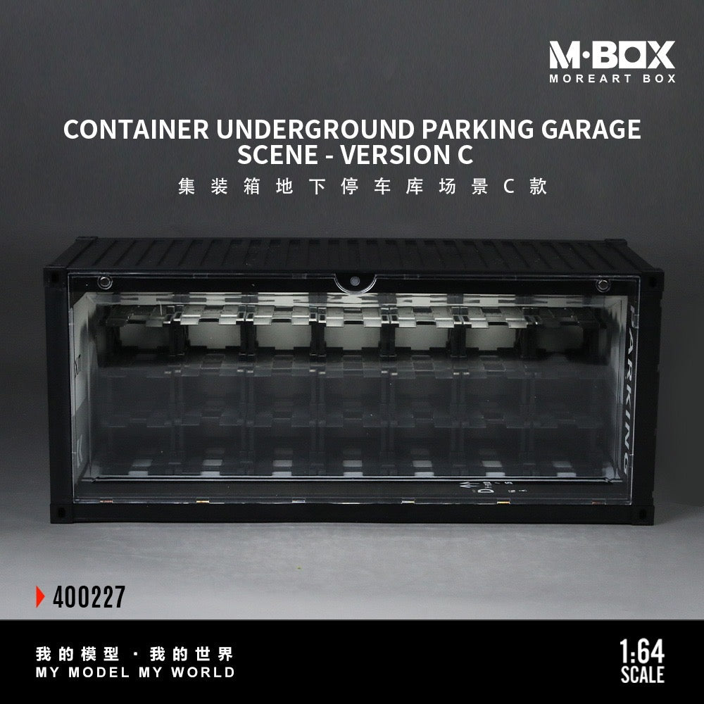 M-BOX - Pre-Order - Container Underground Parking Garage Scene C Diorama mit Beleuchtung - MB400227