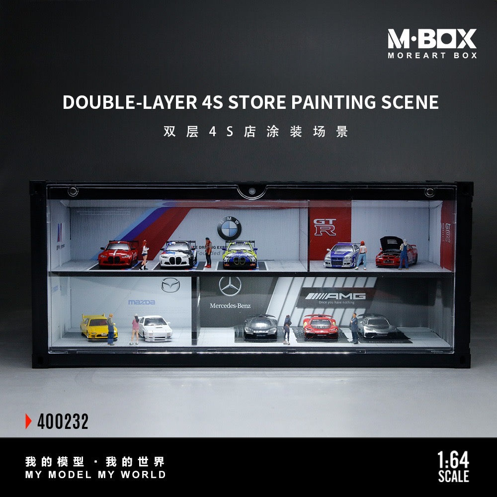 MBox - Pre-Order - Double-Layer 4S Container Diorama mit Beleuchtung - MB400232