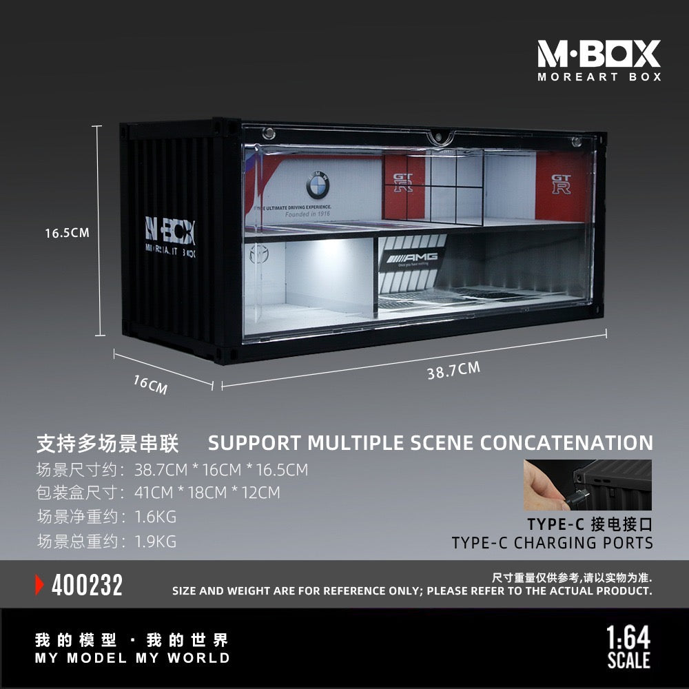 MBox - Pre-Order - Double-Layer 4S Container Diorama mit Beleuchtung - MB400232