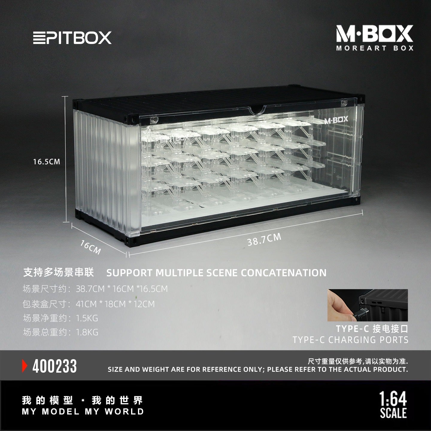 MBox - Pre-Order - Container Storage Box mit Beleuchtung - MB400233
