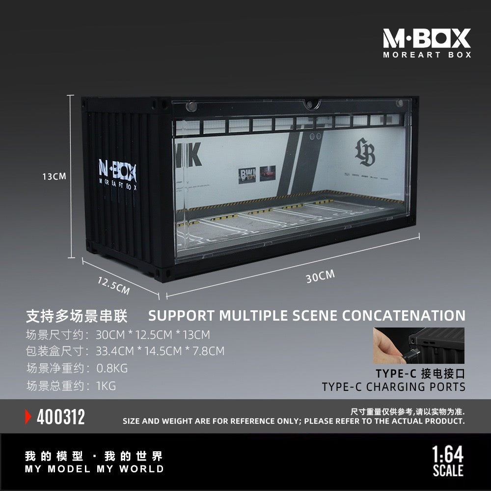 MBox - Pre-Order- LBWK Container Model Storage Diorama mit Beleuchtung - MB400312