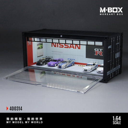 MBox - Pre-Order - Nissan Container Model Storage Diorama mit Beleuchtung - MB400314