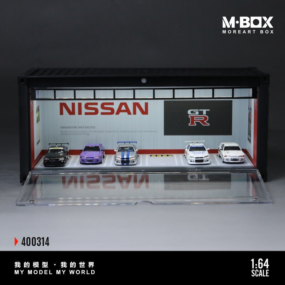MBox - Pre-Order - Nissan Container Model Storage Diorama mit Beleuchtung - MB400314
