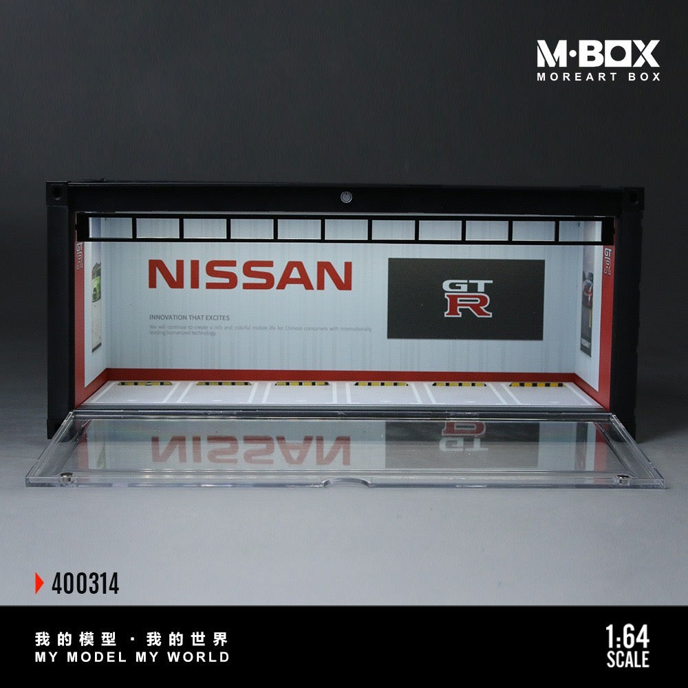 MBox - Pre-Order - Nissan Container Model Storage Diorama mit Beleuchtung - MB400314