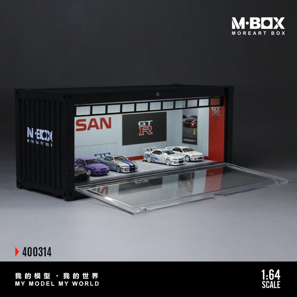 MBox - Pre-Order - Nissan Container Model Storage Diorama mit Beleuchtung - MB400314
