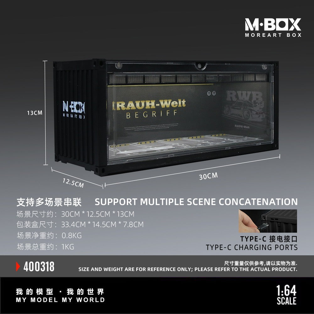 MBox - Pre-Order - Rauh Welt Container Storage Diorama mit Beleuchtung - MB400318